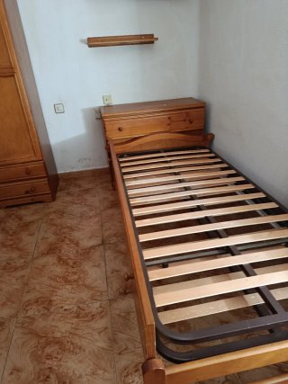 Dormitorio nido  madera maciza 90cm Armario 150cm