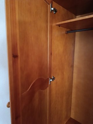 Dormitorio nido  madera maciza 90cm Armario 150cm