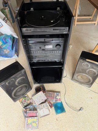 Equipo de sonido AIWA Toca discos
