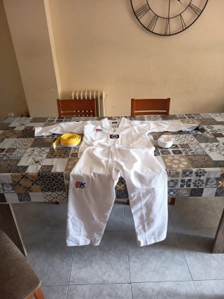 Kimono Judo Infantil IKARAKara Blanco
