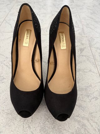 Zapatos tacón Lefties negros talla 38