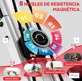Bicicleta Estática magnética Plegable