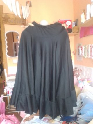 Falda Flamenco Negra Talla 10