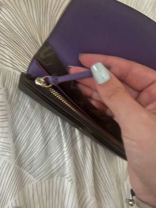 Cartera Louis Vuitton Marrón Púrpura