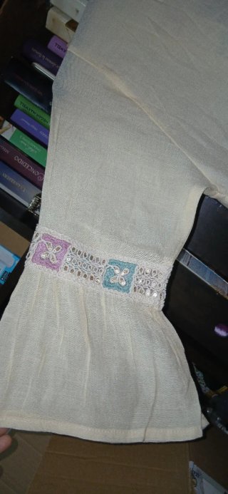 Kimono playero beige/multicolor XXL