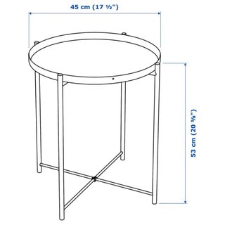 Mesita auxiliar GLADOM de IKEA