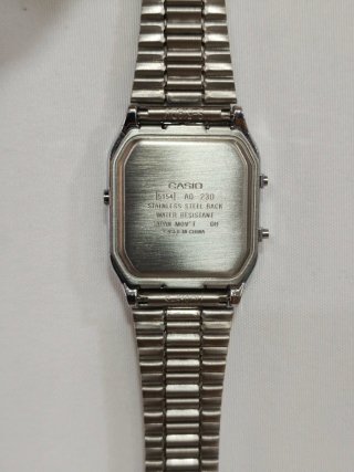 Reloj Casio Analógico Digital Plata