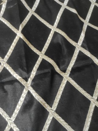 Cojines decorativos negros y blancos, med, 44 x 44