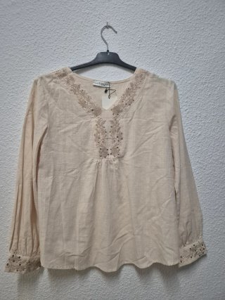 Camisa Itou Beige Talla L sin estrenar