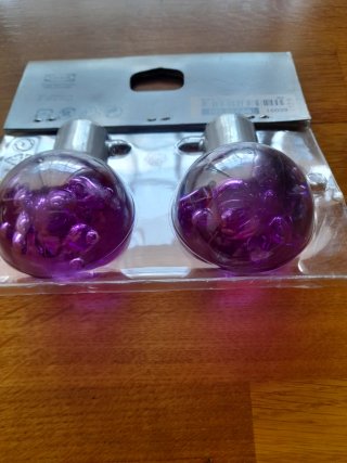 Remates para barra cortina IKEA ANTAGLIG morado