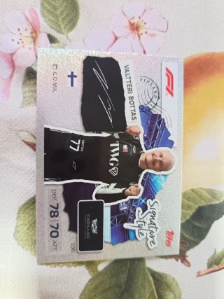 Cromos F1 Topps Signature Style