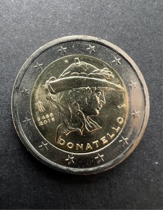 2 Euro Donatello 1486-2016 moneda