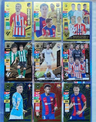 Lote 9 cartas especiales Adrenalyn XL 23-24