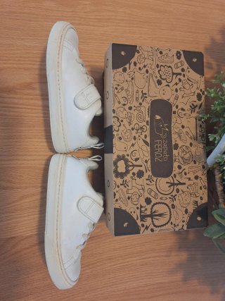 Zapato Feroz Turia Rocker T26 Blanco