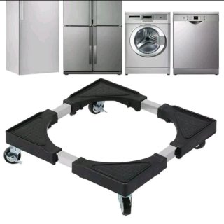 Base Regolabile con Ruote per Lavatrice 53x53 a 75