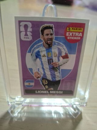 Cromo Panini Extra Lionel Messi Mundial
