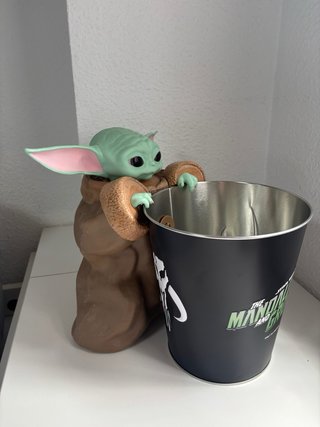 Palomitero y Vaso casco Mandalorian