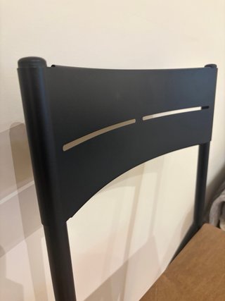 2 Sillas Altas Ikea Madera y Metal