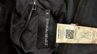 Chaqueta Emporio Armani Reversible Negra