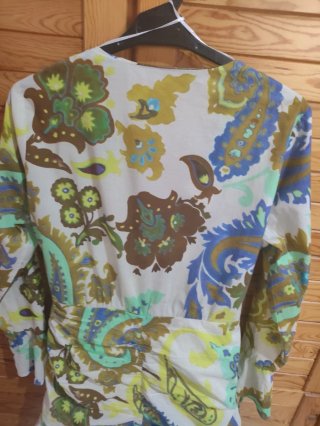 Vestido Zara estampado