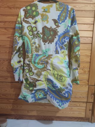 Vestido Zara estampado
