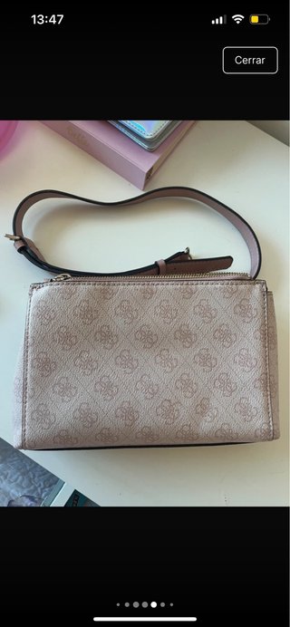 Bolso Guess Beige y Rosa