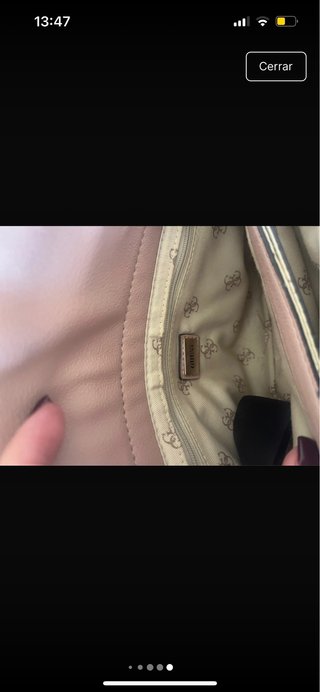 Bolso Guess Beige y Rosa