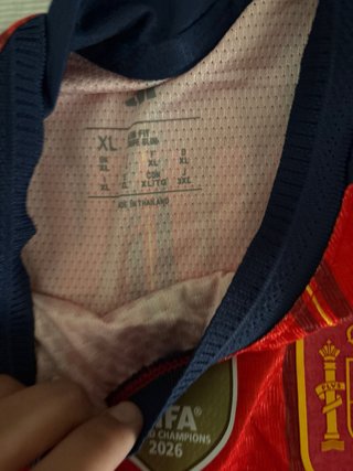 Camiseta España 2ª Estrella Talla XL pequeña