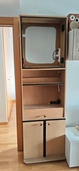 2en1 Granboard y diana de pelo en mismo mueble
