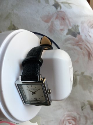 Orologio Ops! donna nero con quadrante silver