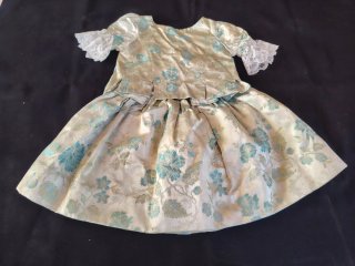 Traje Fallera Niña Brocado Beige T. 6-8