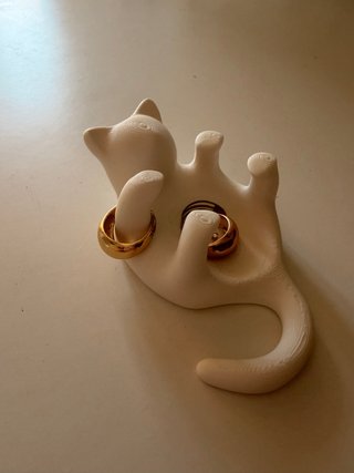 Joyero gato blanco