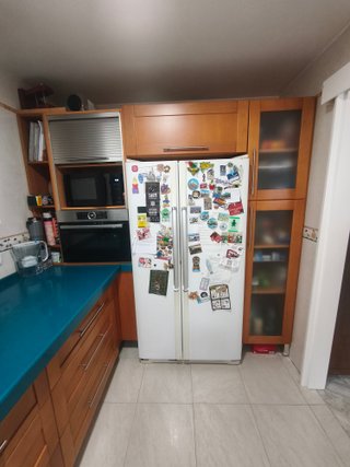 Cocina completa madera y Silestone