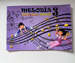 Libro de música: Melodía 3. 3º Primaria