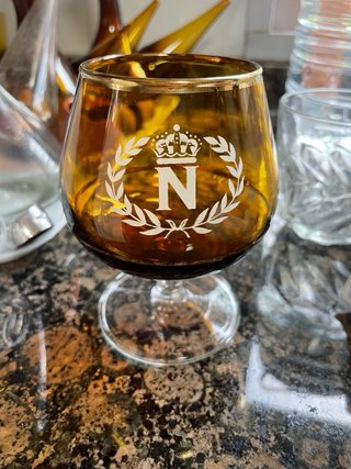 Copas de coñac vintage años 60