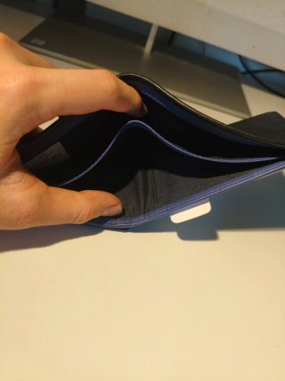 Cartera de piel RFID