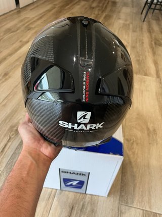 Casco Shark Spartan Carbon Talla S y MNegro