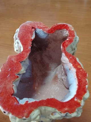Perro de cerámica decorativo