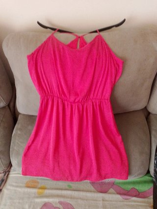 Vestido rosa tirantes
