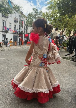 Vestido Gitana Niña 3 Años Modista