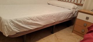 Cama completa 80x180: colchón, cabecero, tapiflex