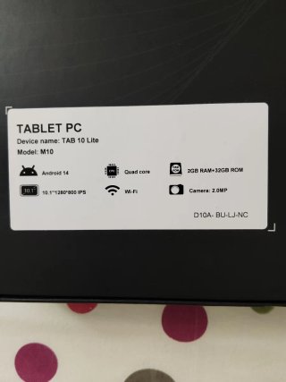 Tablet 10 pollici Android 14