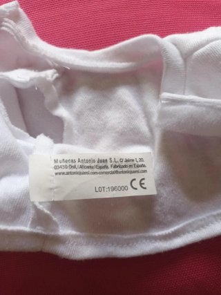 Ropa para muñeco Antonio Juan