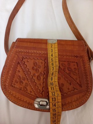 Bolso de cuero mujer marrón