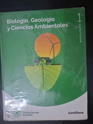 Libro Biología 1 bachillerato Santillana