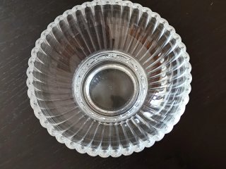 Taça Decorativa Cristal Vintage