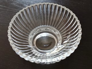 Taça Decorativa Cristal Vintage