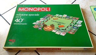 Monopoli 40 ° Anniversario gioco vintage EG