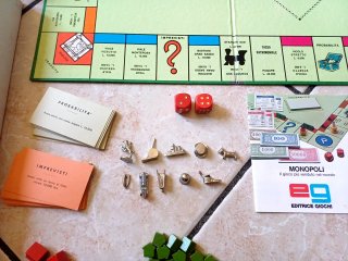 Monopoli 40 ° Anniversario gioco vintage EG