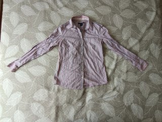 Camicia Gant donna righe rosa e grigie